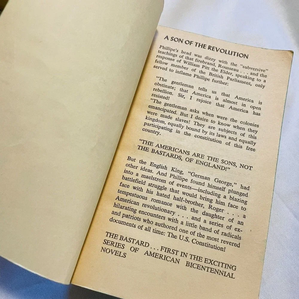 The Bastard by John Jakes 1976, Paperback Book American Bicentennial Series V1 - Picture 4 of 9